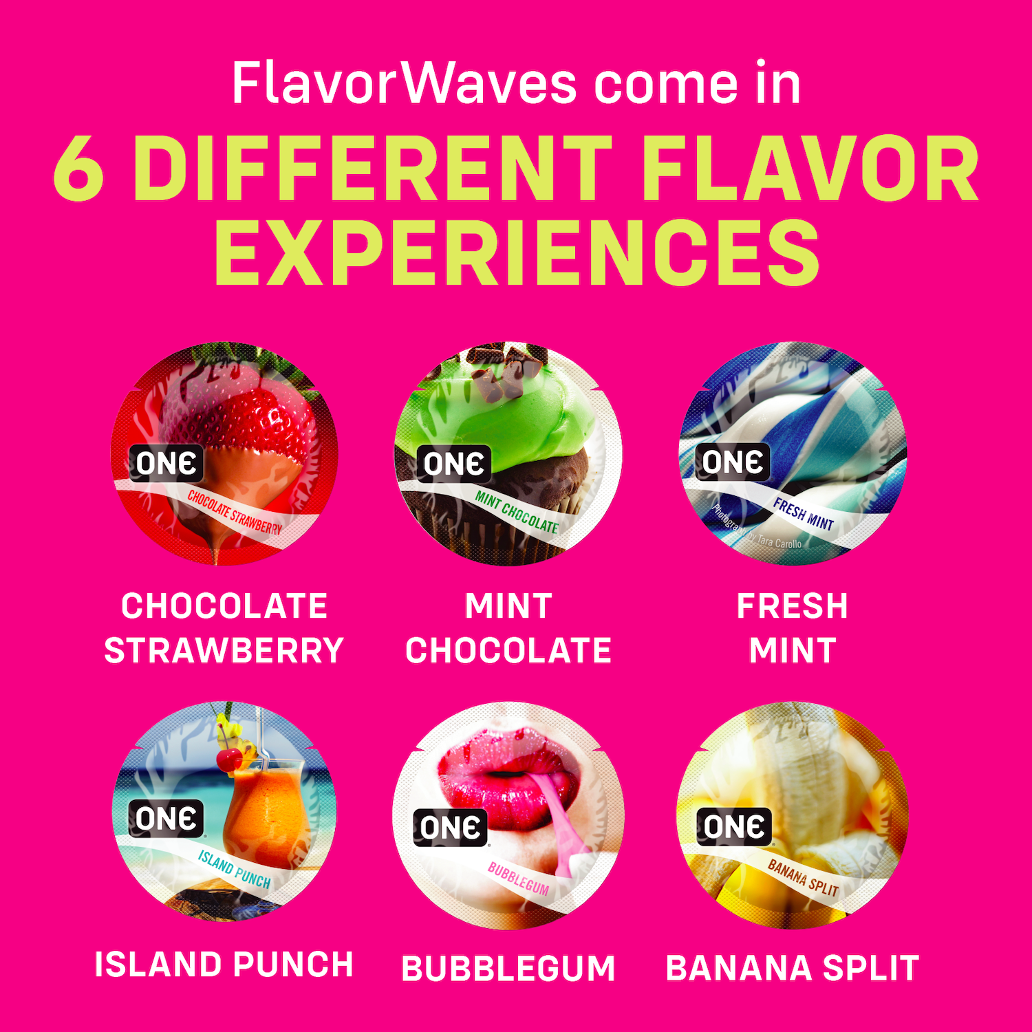 ONE «Flavor Waves» 12 aromatisierte Kondome - vegan & ohne schädlichen Inhaltsstoffe